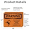 Signmission High Voltage Electrical Room With Symbol OSHA Warning Sign, Vinyl Decal, 18in W x 12in L, 2PK OS-2PACK-WS-D-1218-L-12179 - alternate 3